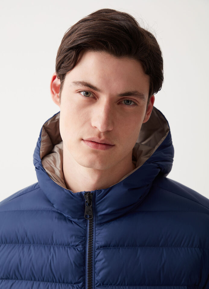 Sporty down jacket with fixed hood - Colmar