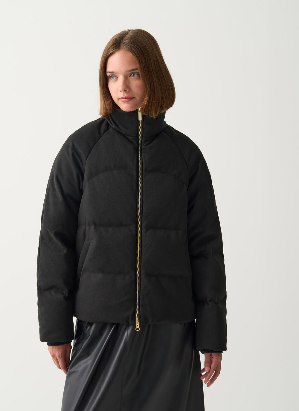 Doudoune avec motif de chevrons  image number 1