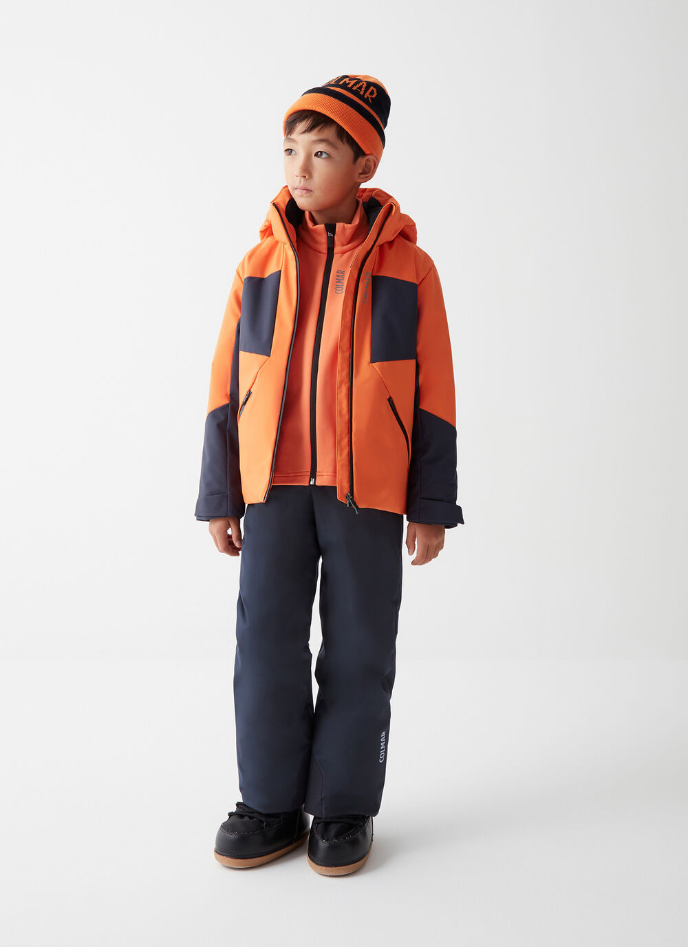 Boys&rsquo; colourblock ski jacket image number 0