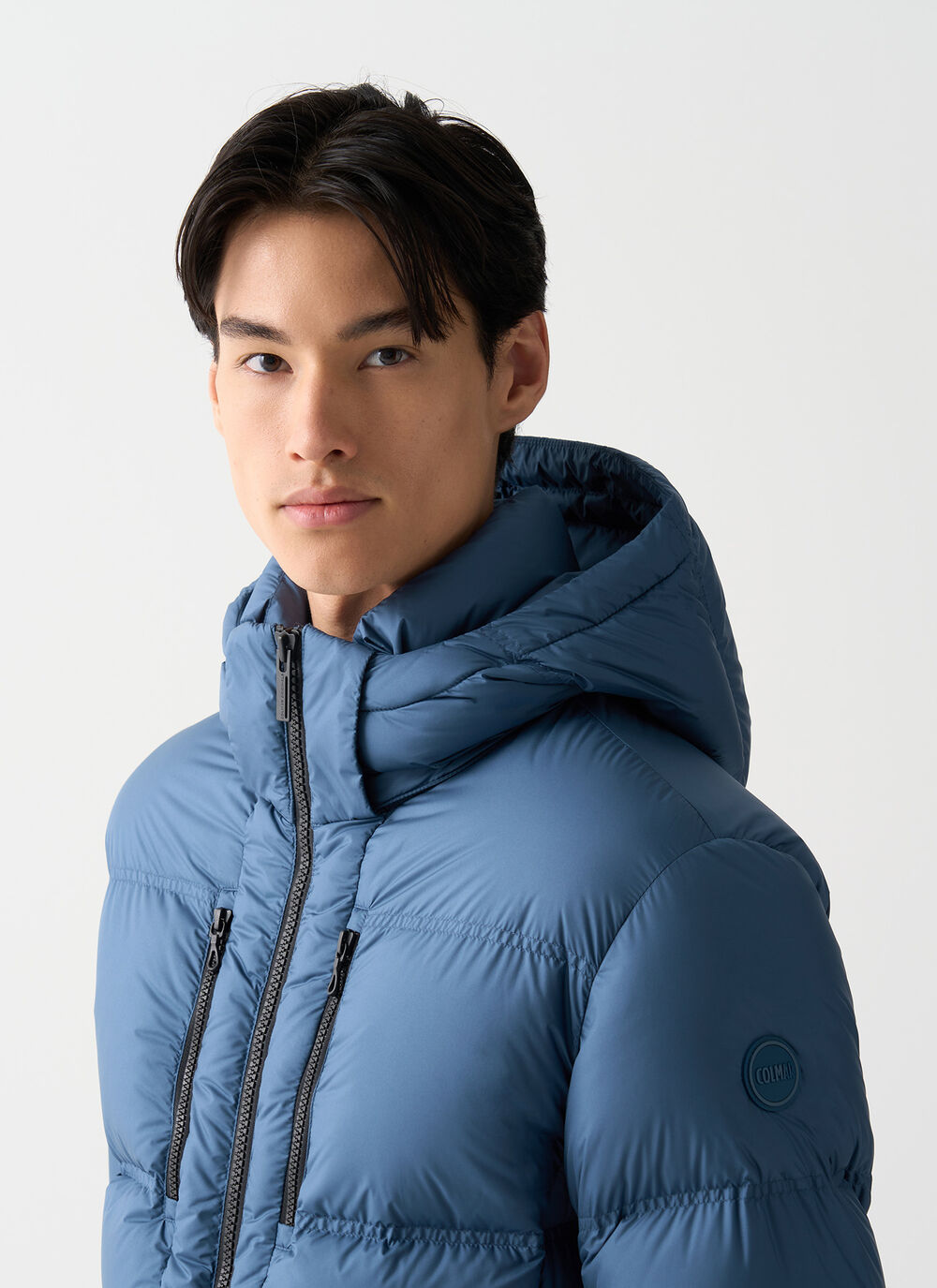 Puffige Daunenjacke mit Kapuze image number 2