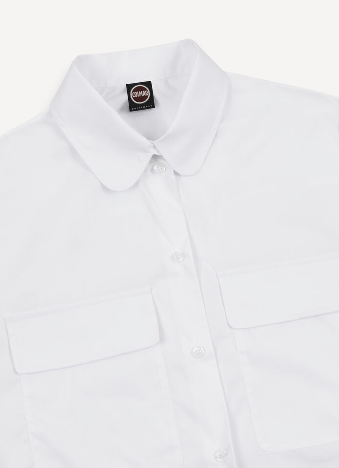 Short-sleeved cotton shirt image number 6