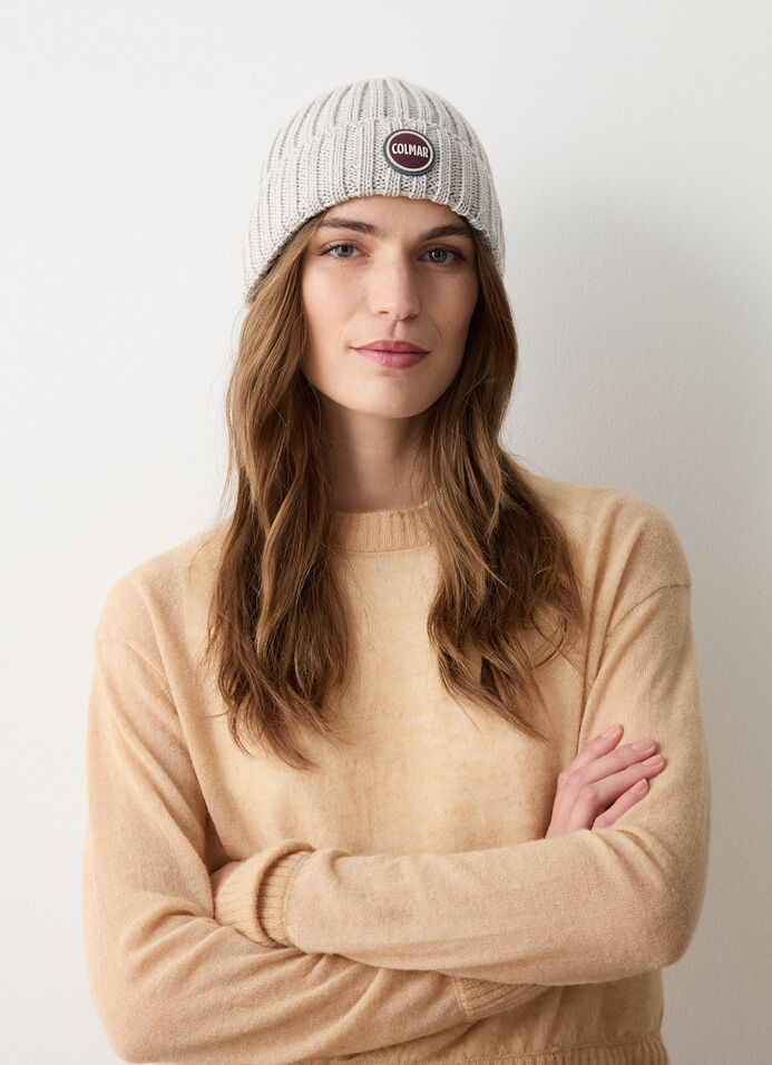 Bonnet unisexe en laine avec revers image number 0