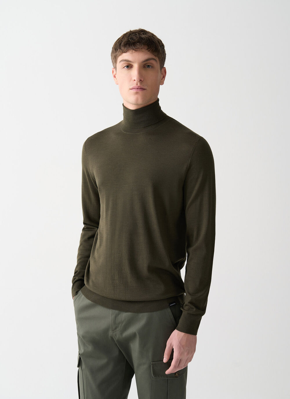 Rollkragenpullover aus ultrafeiner Merinowolle image number 1