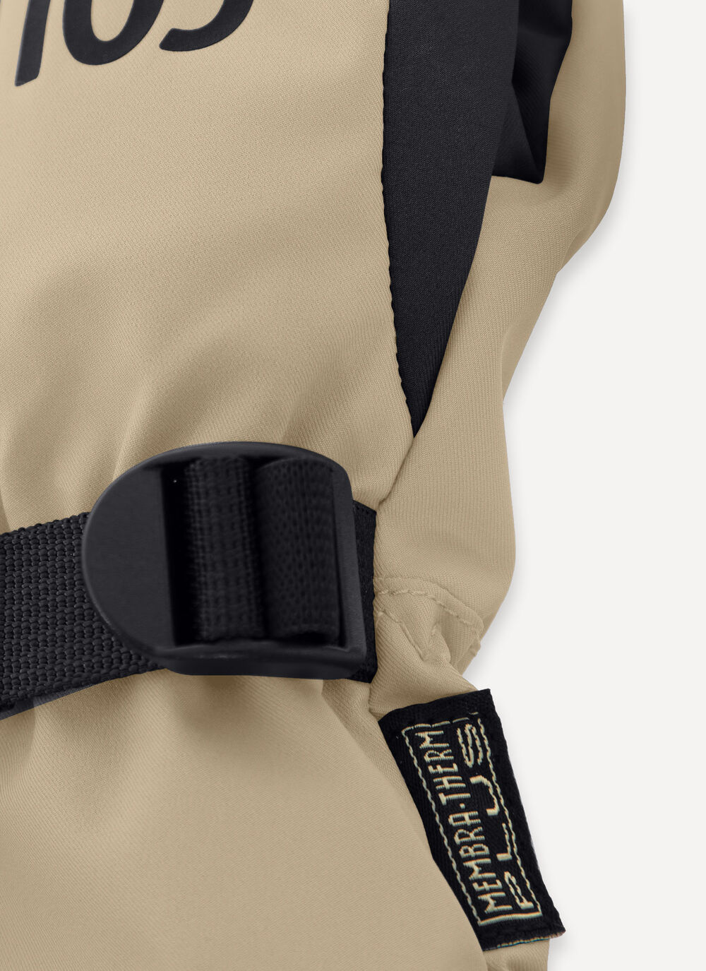 Men's ski gloves with logo image number 2