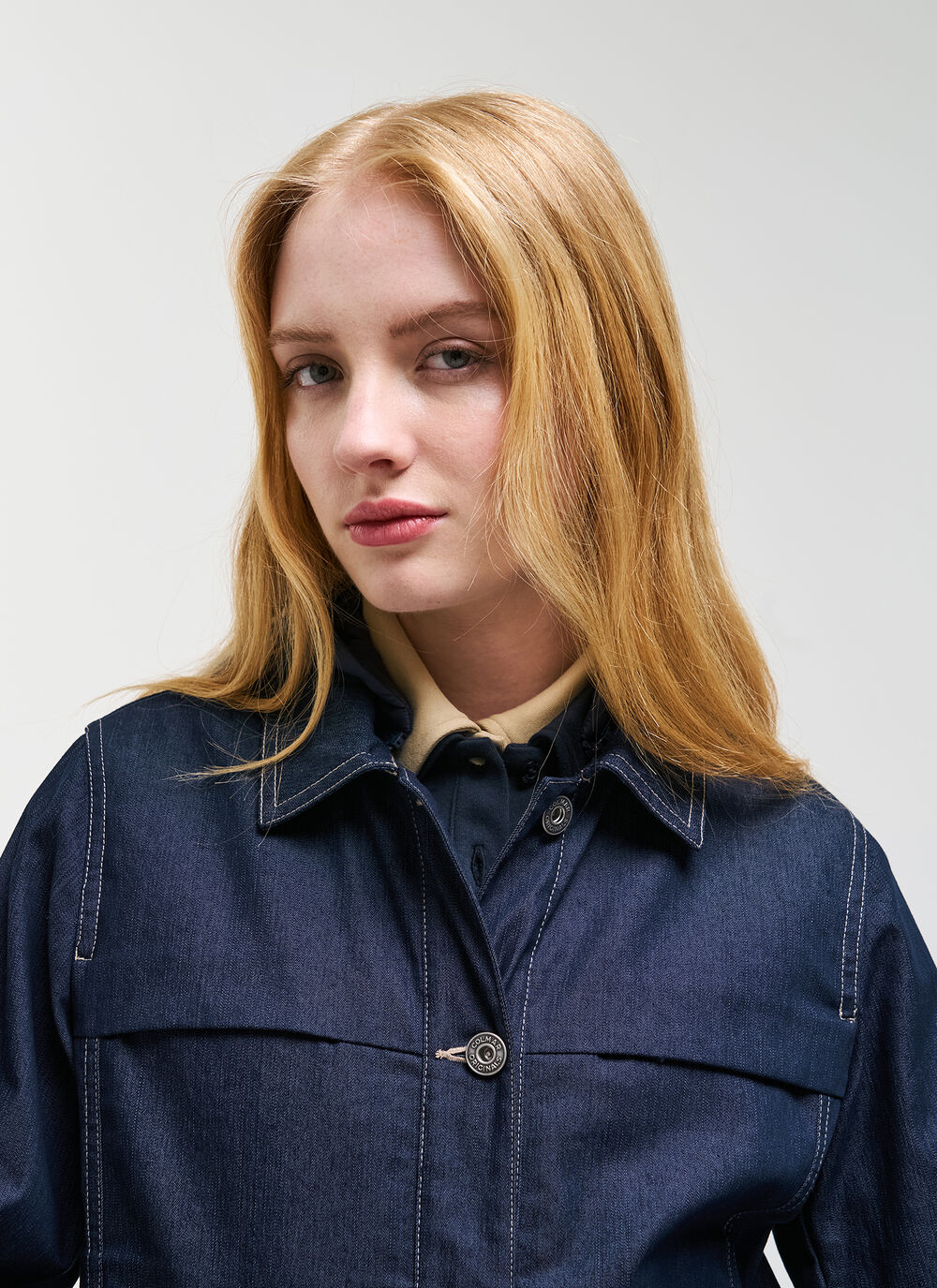 Denim jacket with detachable hood image number 2