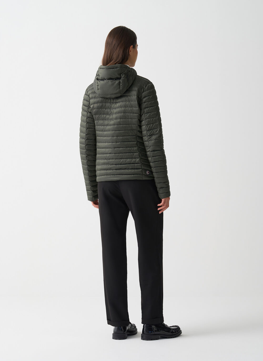 Light down jacket with hood image number 3