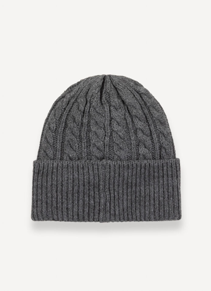 Unisex-Mütze mit Zopfmuster image number 2