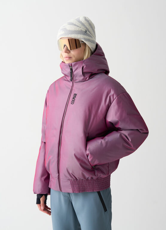 Padded ski bomber jacket