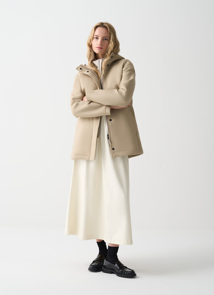 Coat with hood image number 0