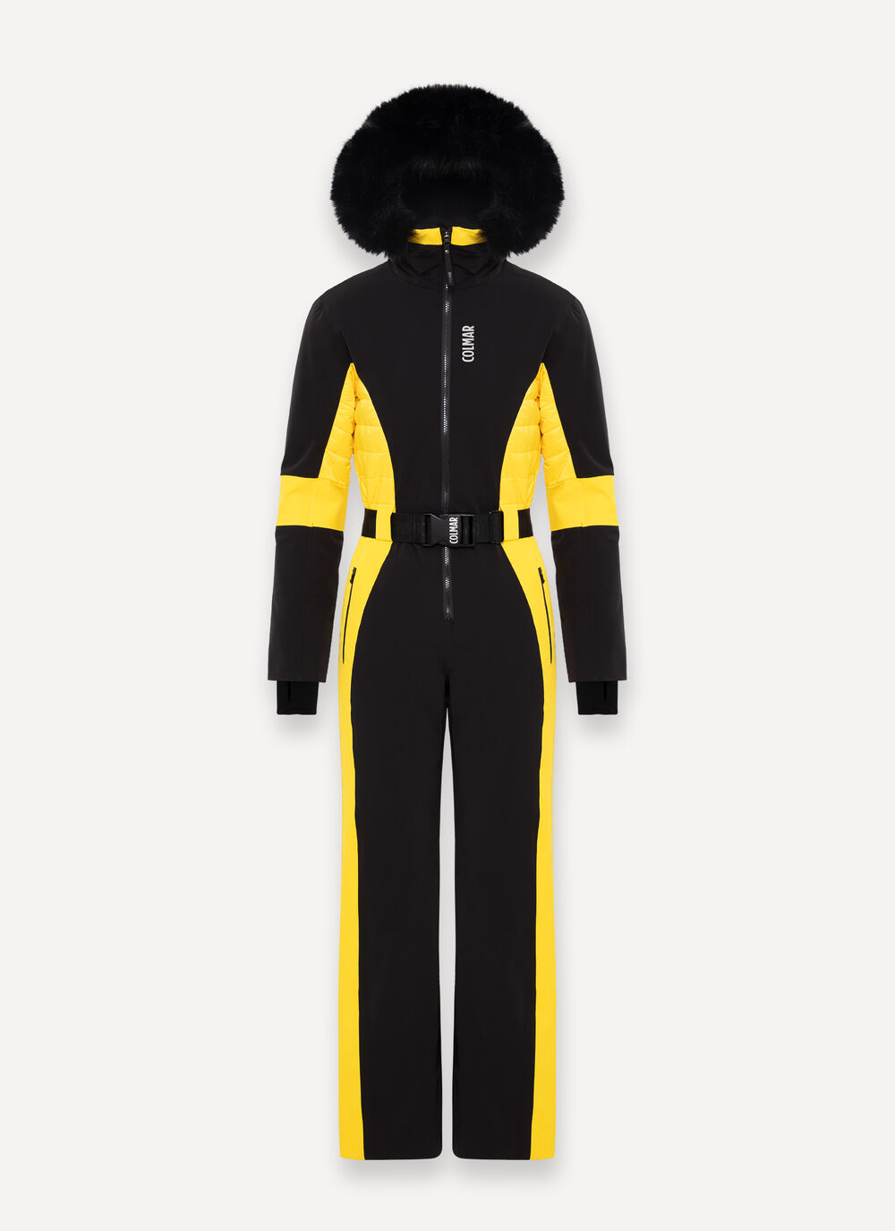 Clepsydra padded ski suit with faux fur image number 4
