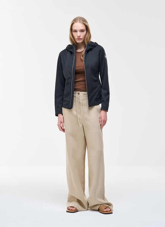 Softshell hooded jacket