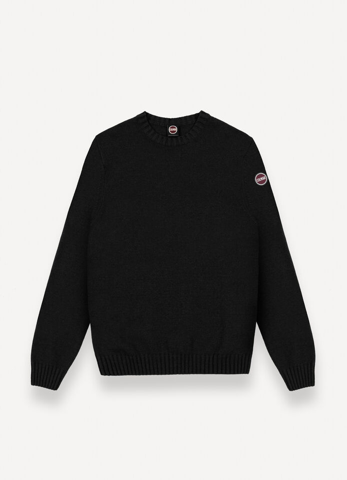 Branded wool pullover image number 4