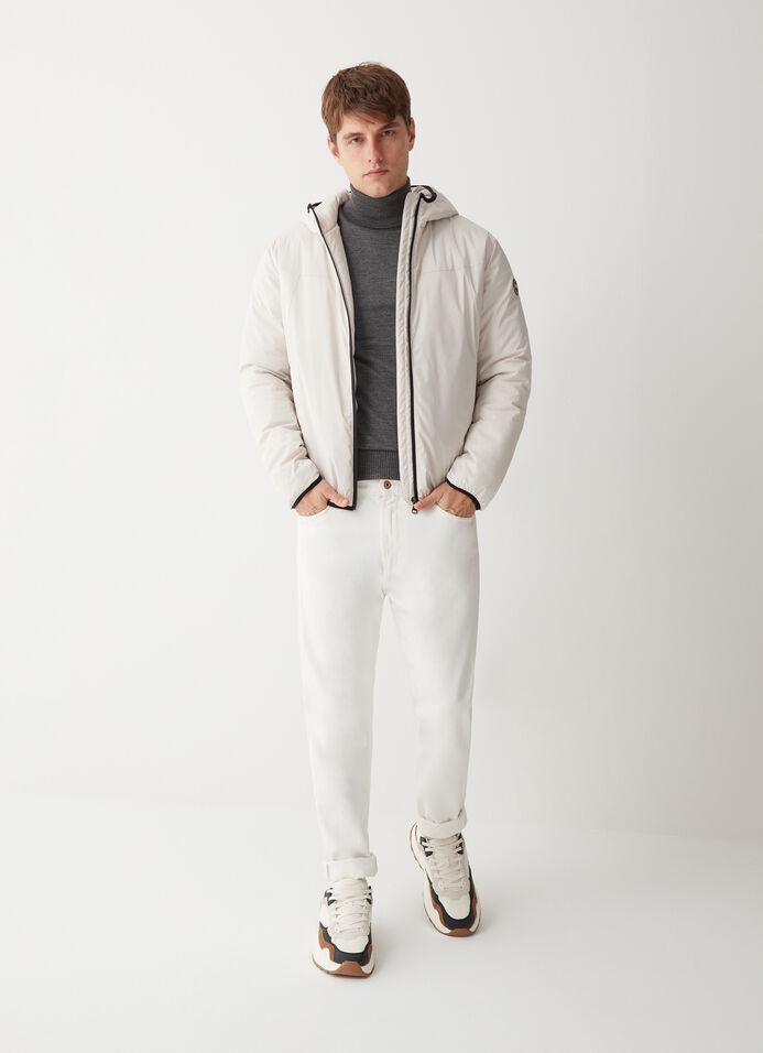 Kapuzenjacke aus Stretchgewebe