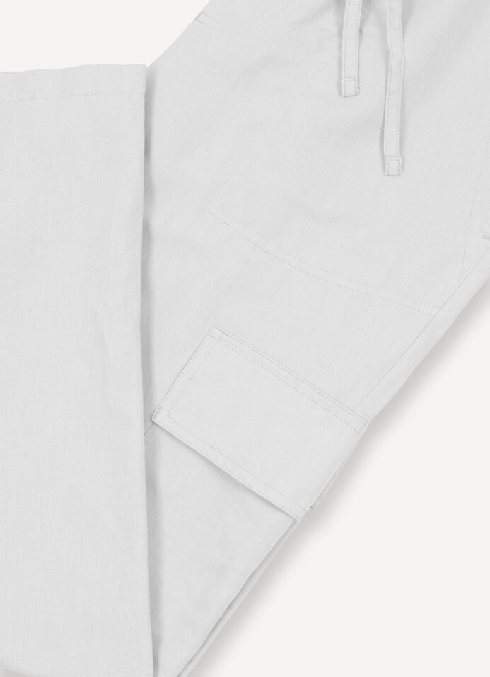 Linen safari trousers image number 6