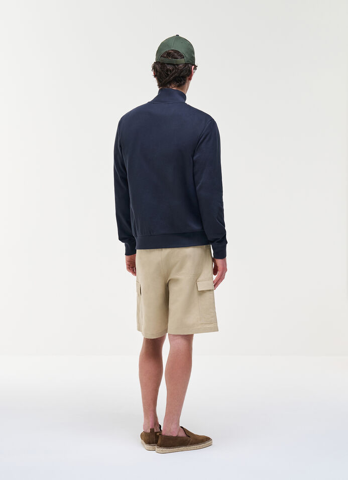 Sweat-shirt avec zip pleine longueur