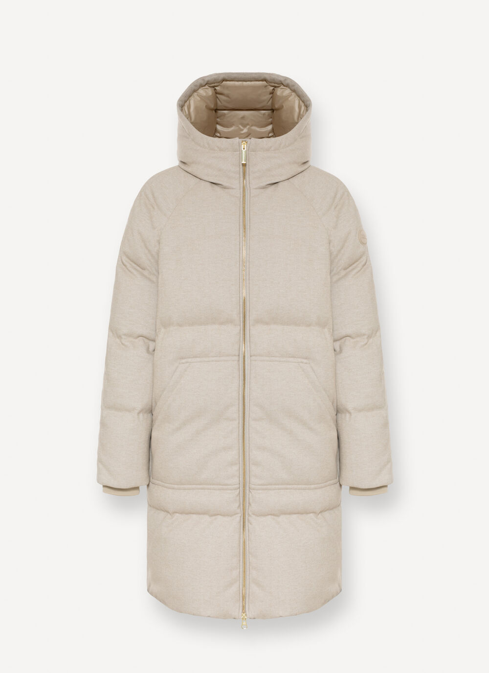 Daunenmantel mit Chevron-Muster  image number 4