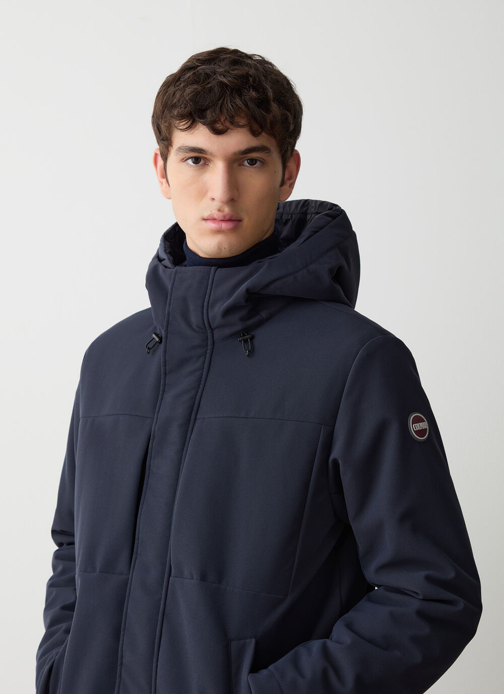 Multi-pocket padded waterproof jacket image number 2