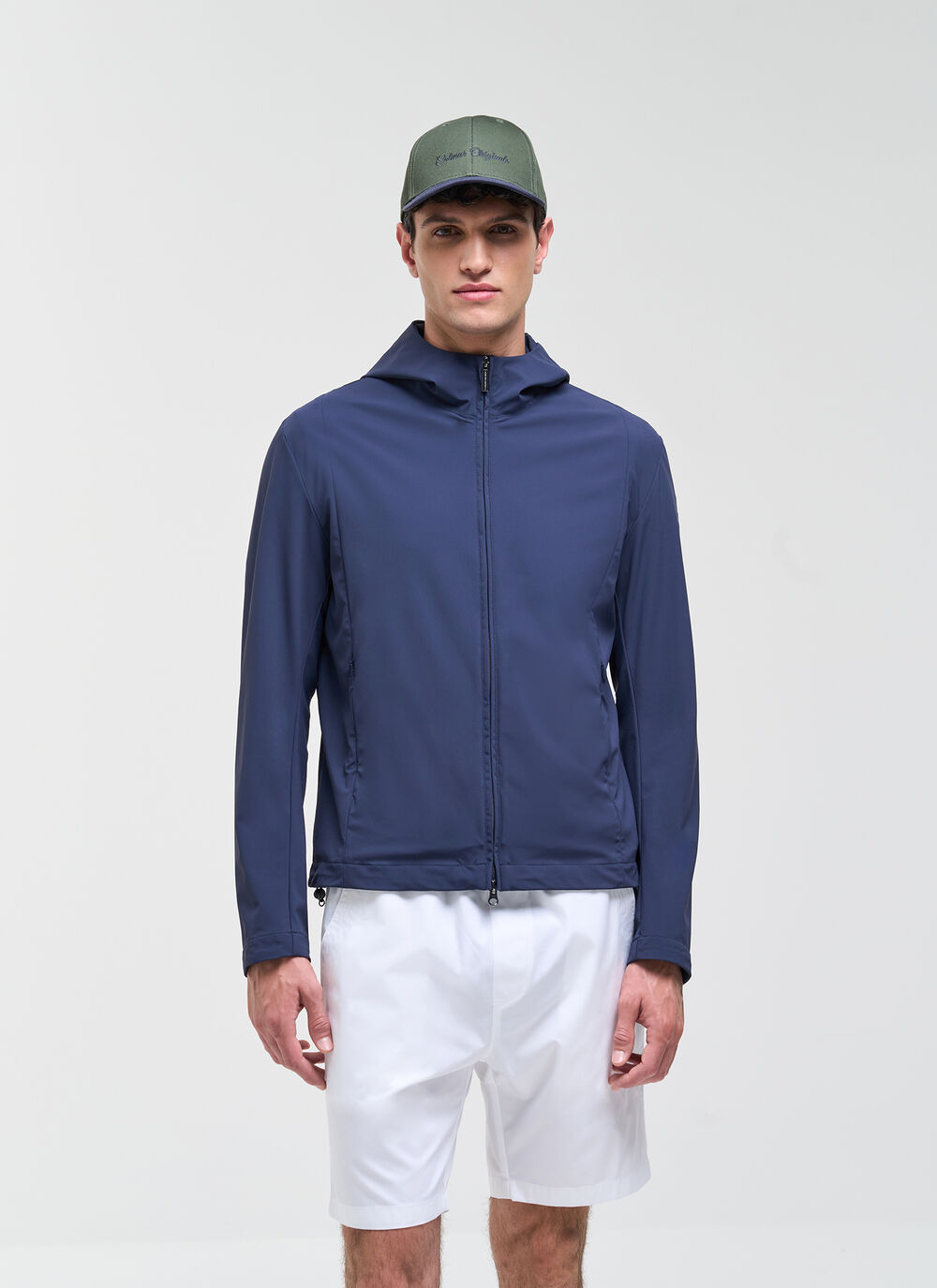 Stretch jacket with hood  image number 2