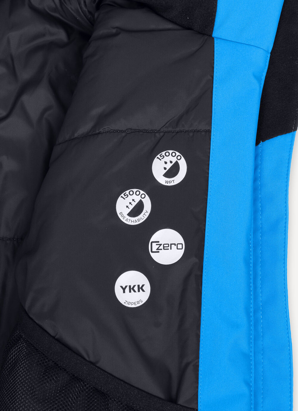 Boy's colour-block ski jacket image number 6
