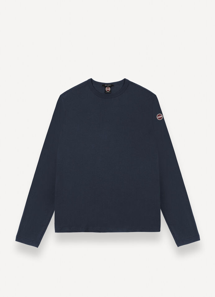 Long-sleeved cotton T-shirt image number 4