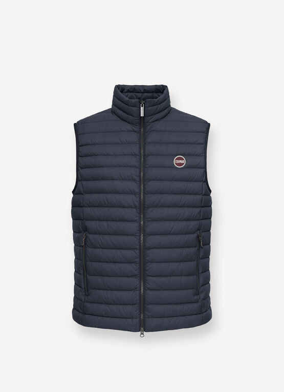 Quilted down gilet
