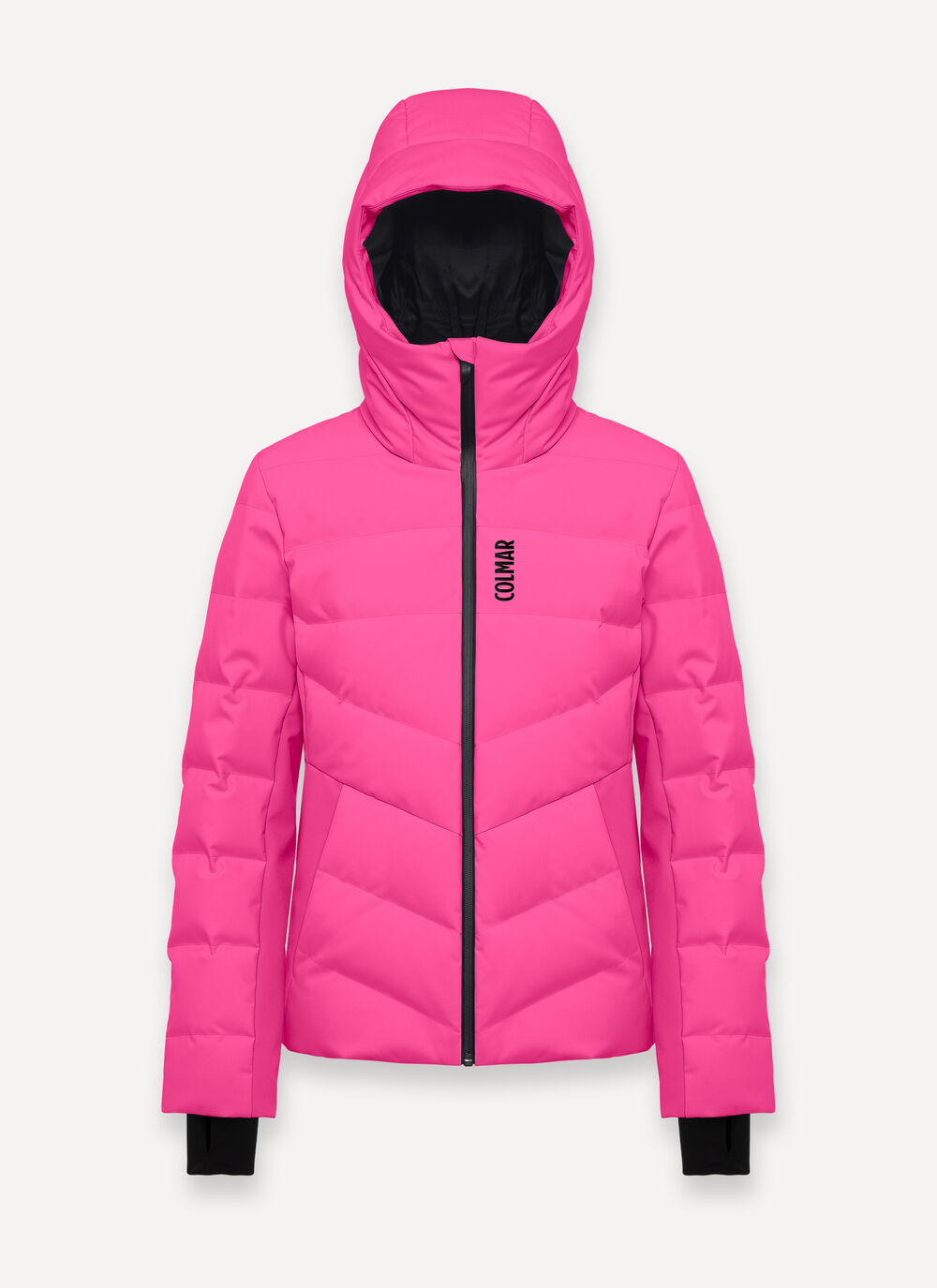 Shaping padded ski jacket image number 4