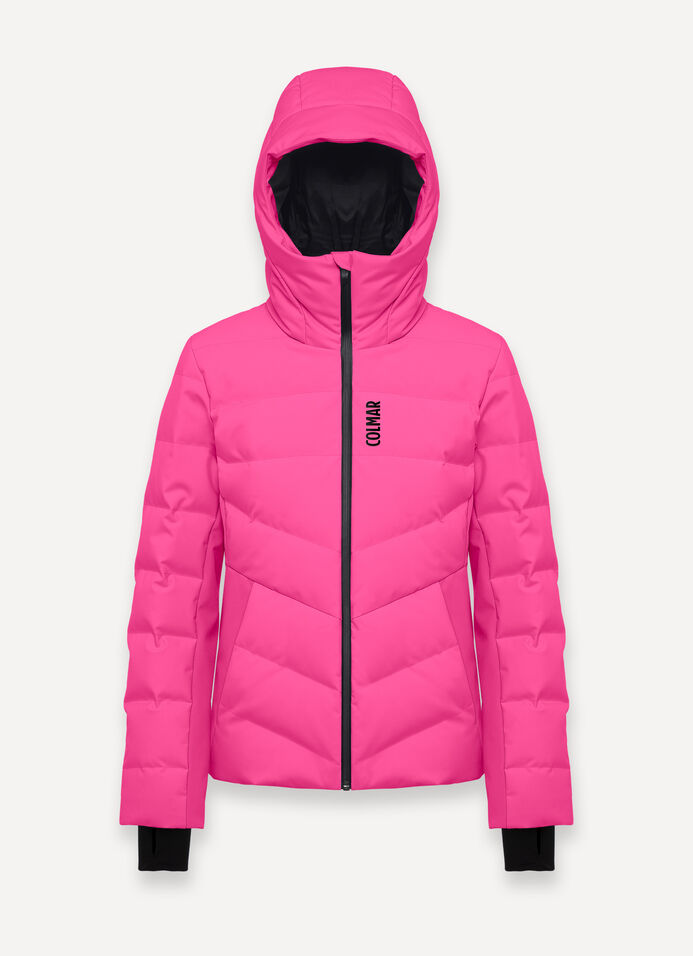 Shaping padded ski jacket image number 4