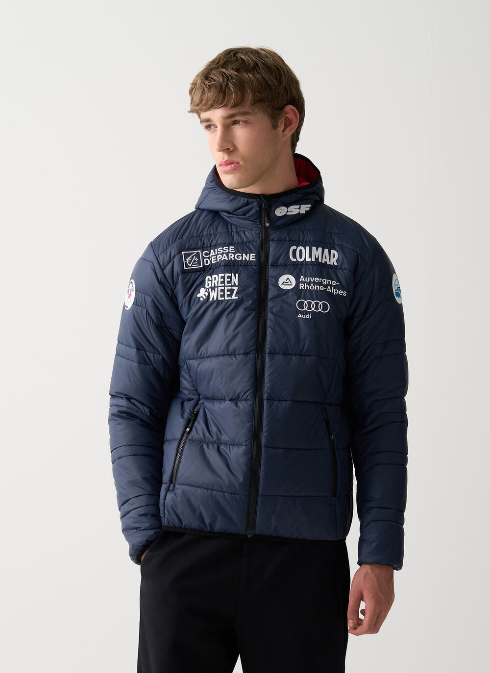 French national team quilted jacket image number 1
