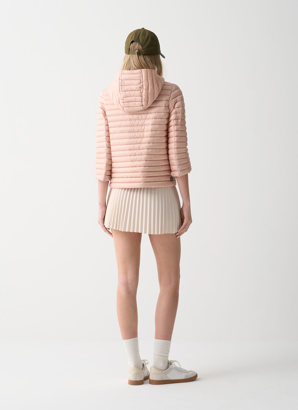 Hooded down cape image number 3