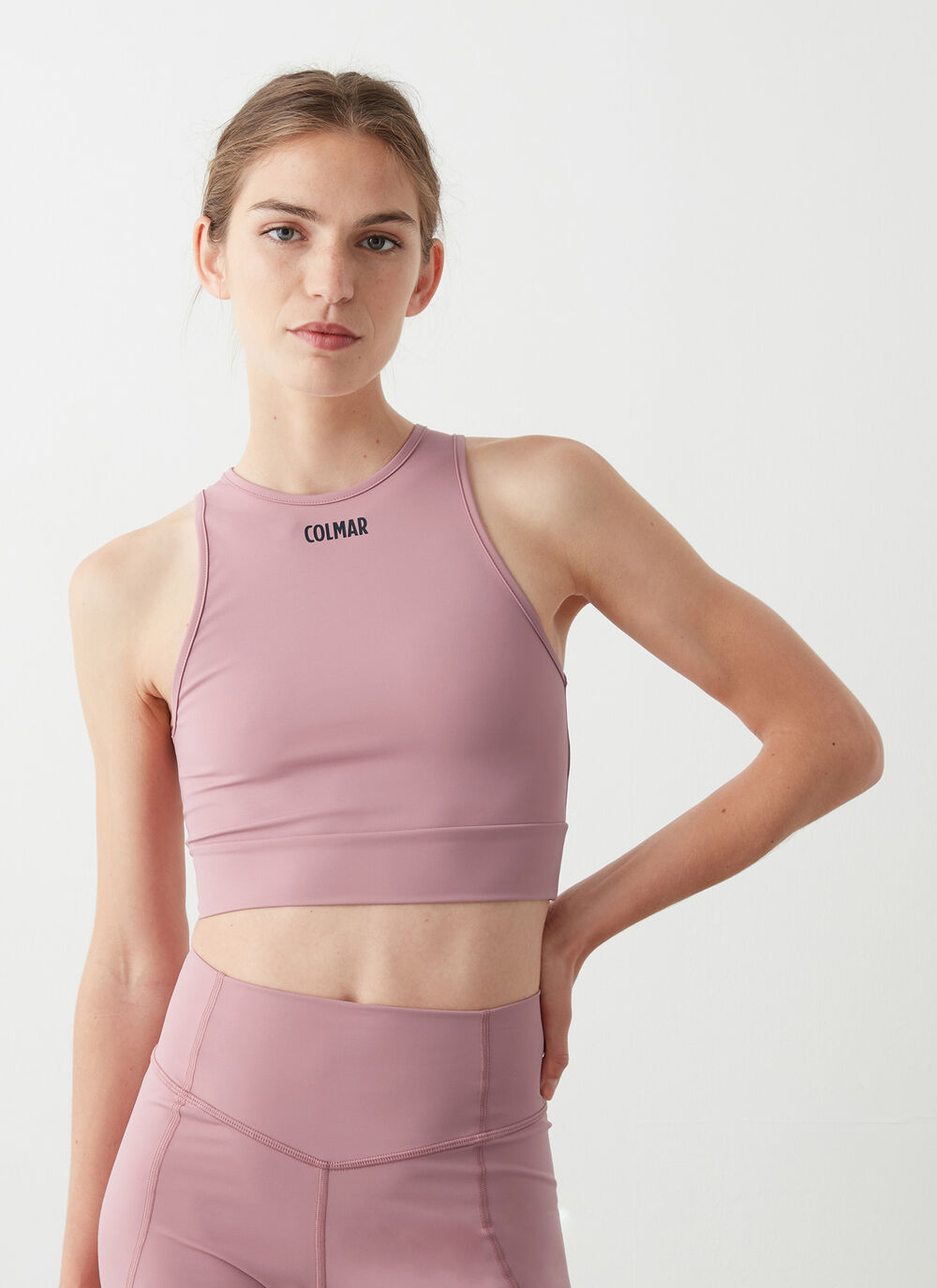 Technical fabric crop top image number 0