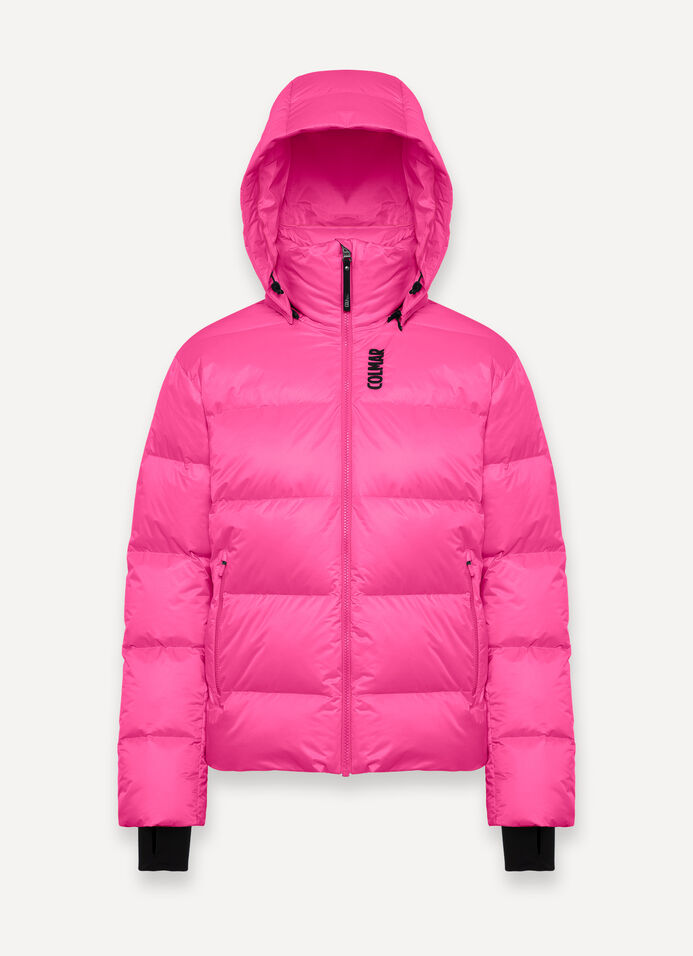 Puffy padded ski jacket image number 4