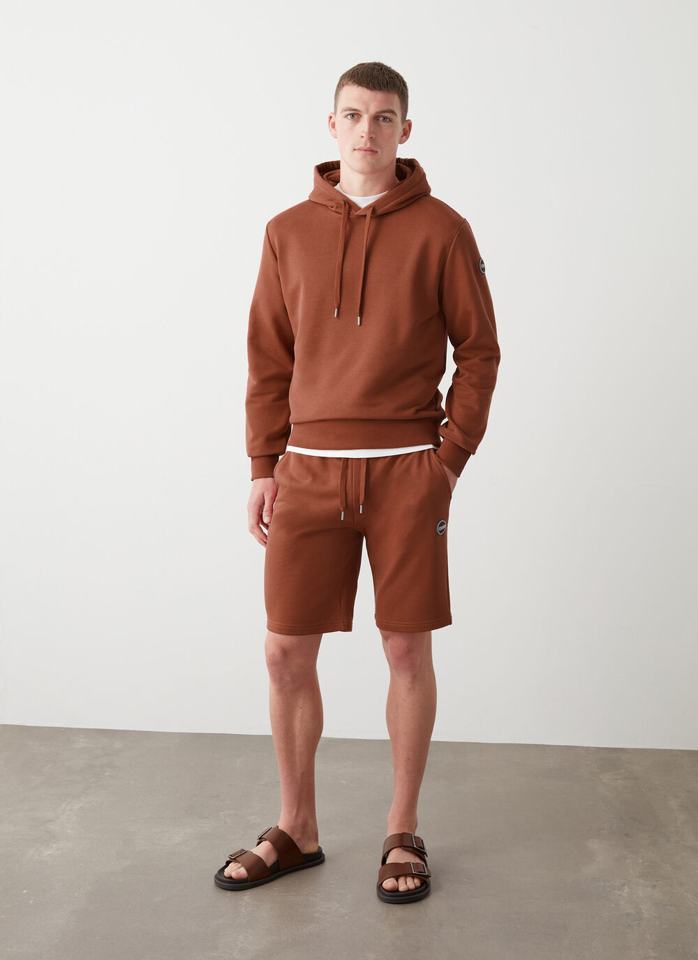Soft fleece shorts image number 1