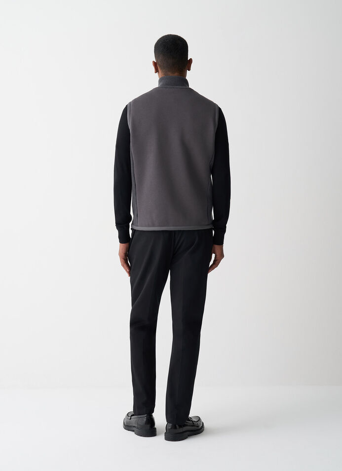 Vest with rib-knit inserts  image number 3