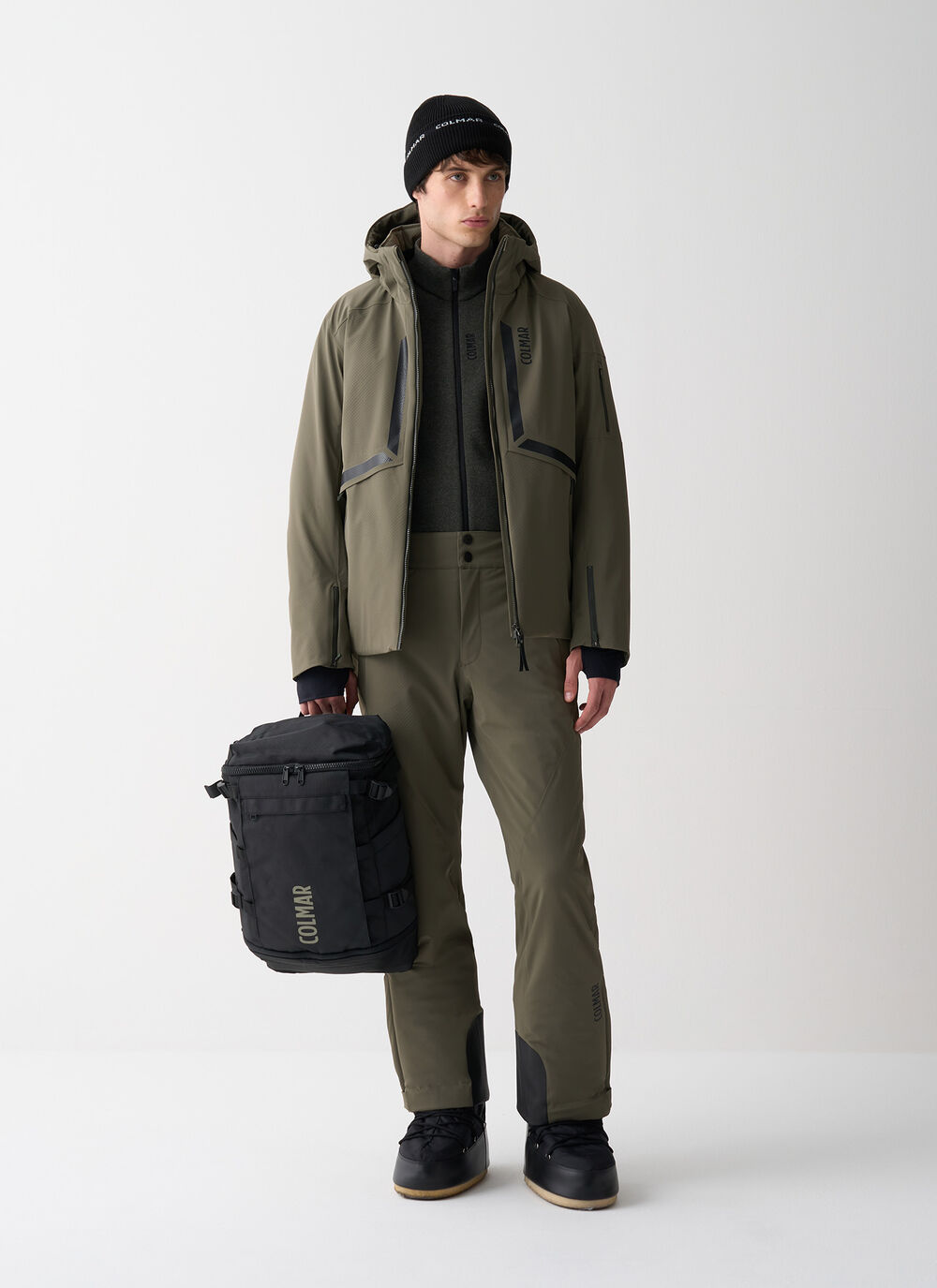 Attitude 3D ski jacket with seamless balaclava image number 0