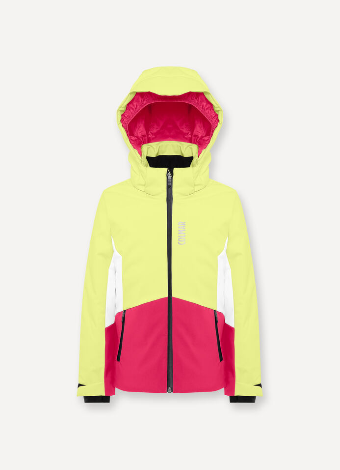 Girls’ colourblock ski jacket image number 3