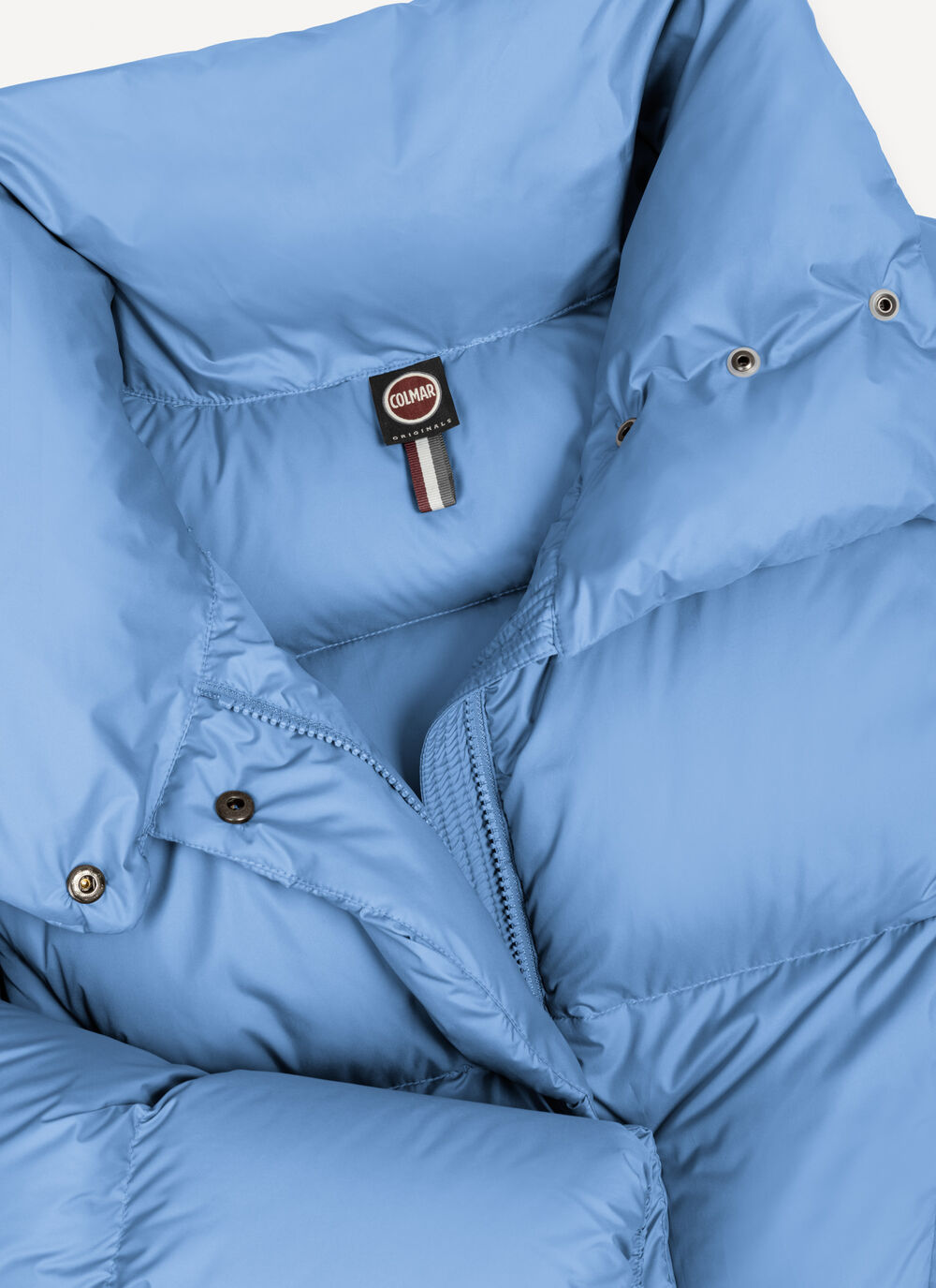 Lange Oversize-Daunenjacke mit Maxikragen image number 6