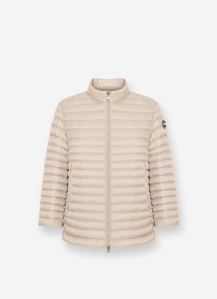 Quilted down-padded cape image number 4