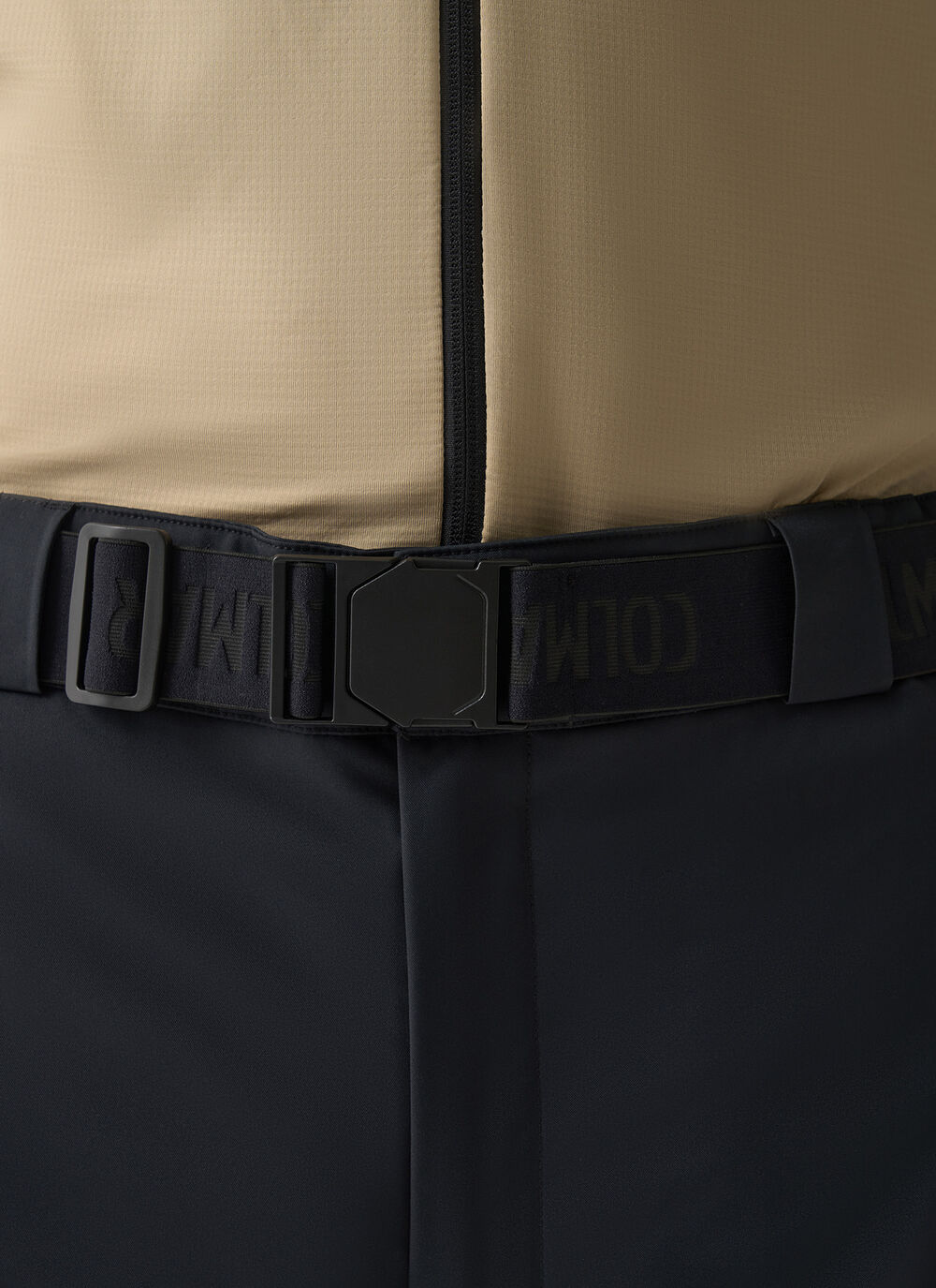 Padded ski pants with belt image number 2