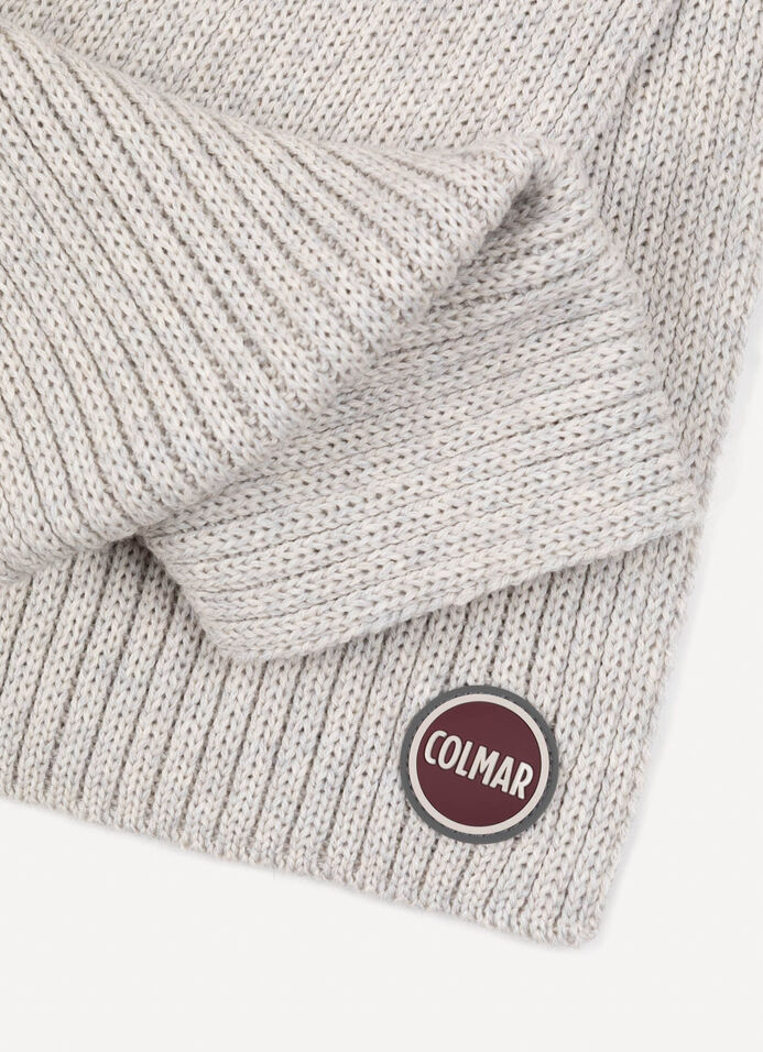 Unisex rib-knit scarf image number 2