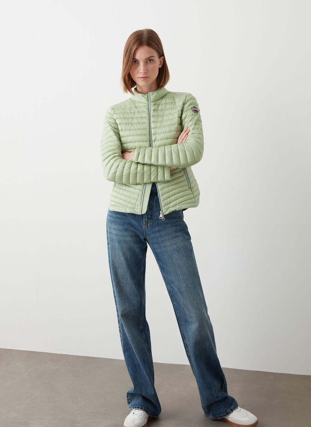 Rounded hem down jacket image number 0