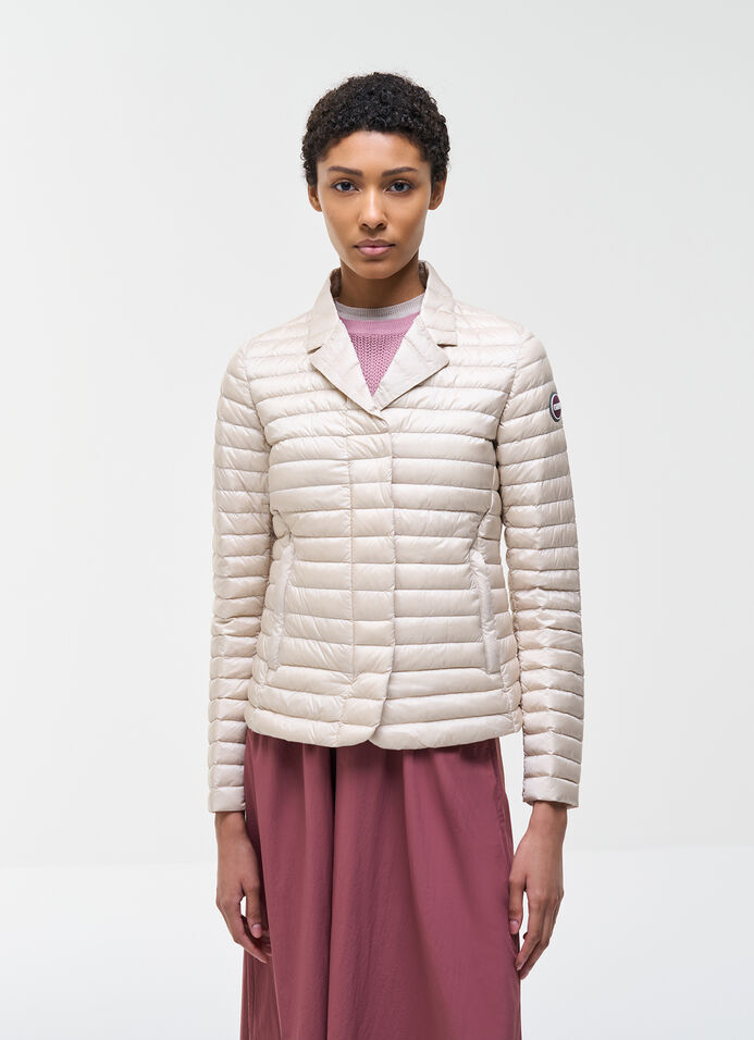 Lightweight down padded blazer