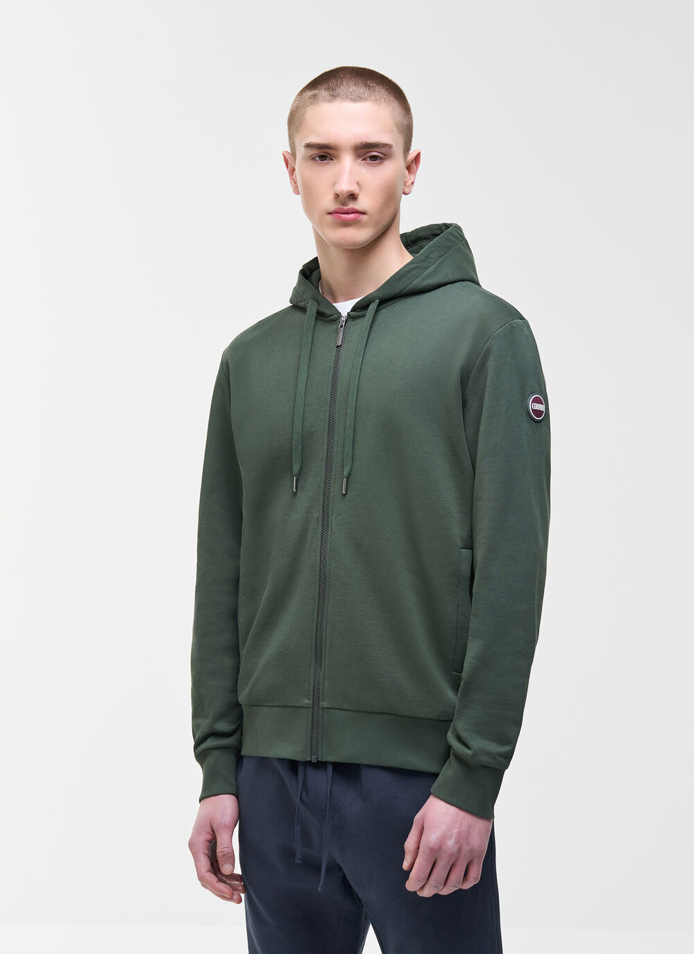 Full-zip hooded sweatshirt image number 0