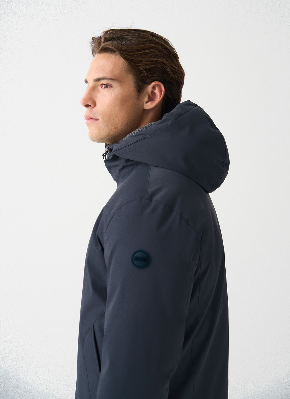 Reversible waterproof down jacket  image number 3
