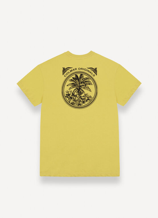 T-shirt with print on the back