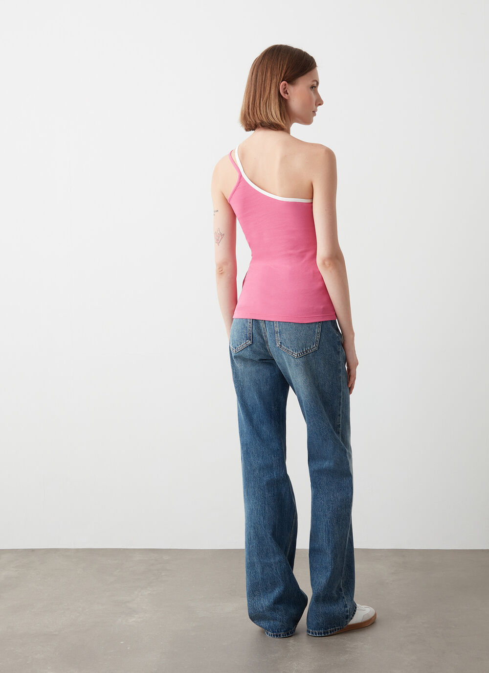 Asymmetrical vest top image number 3