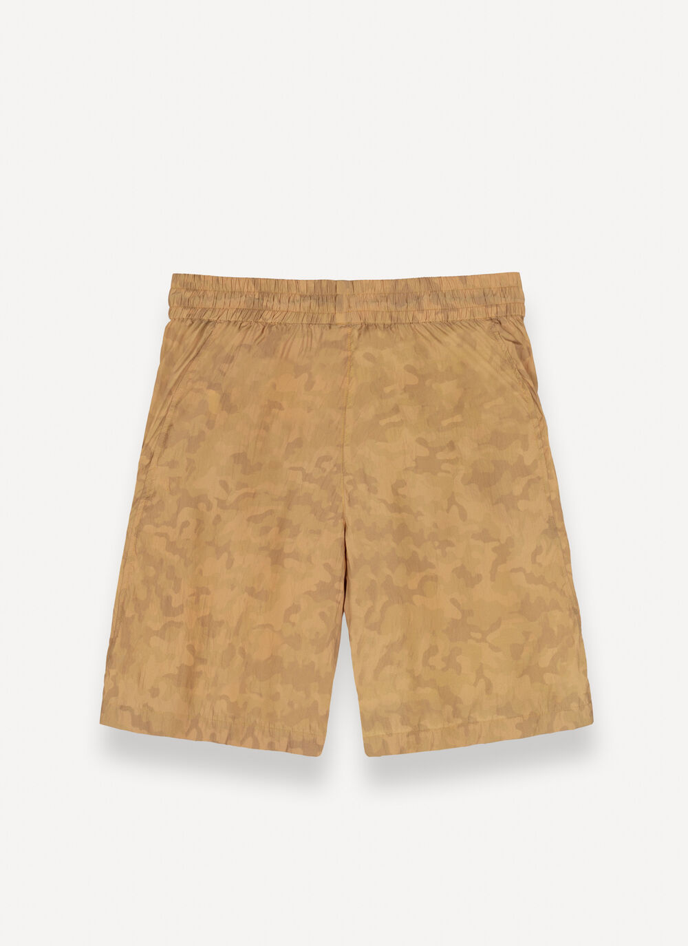 Light nylon shorts with camouflage print image number 5