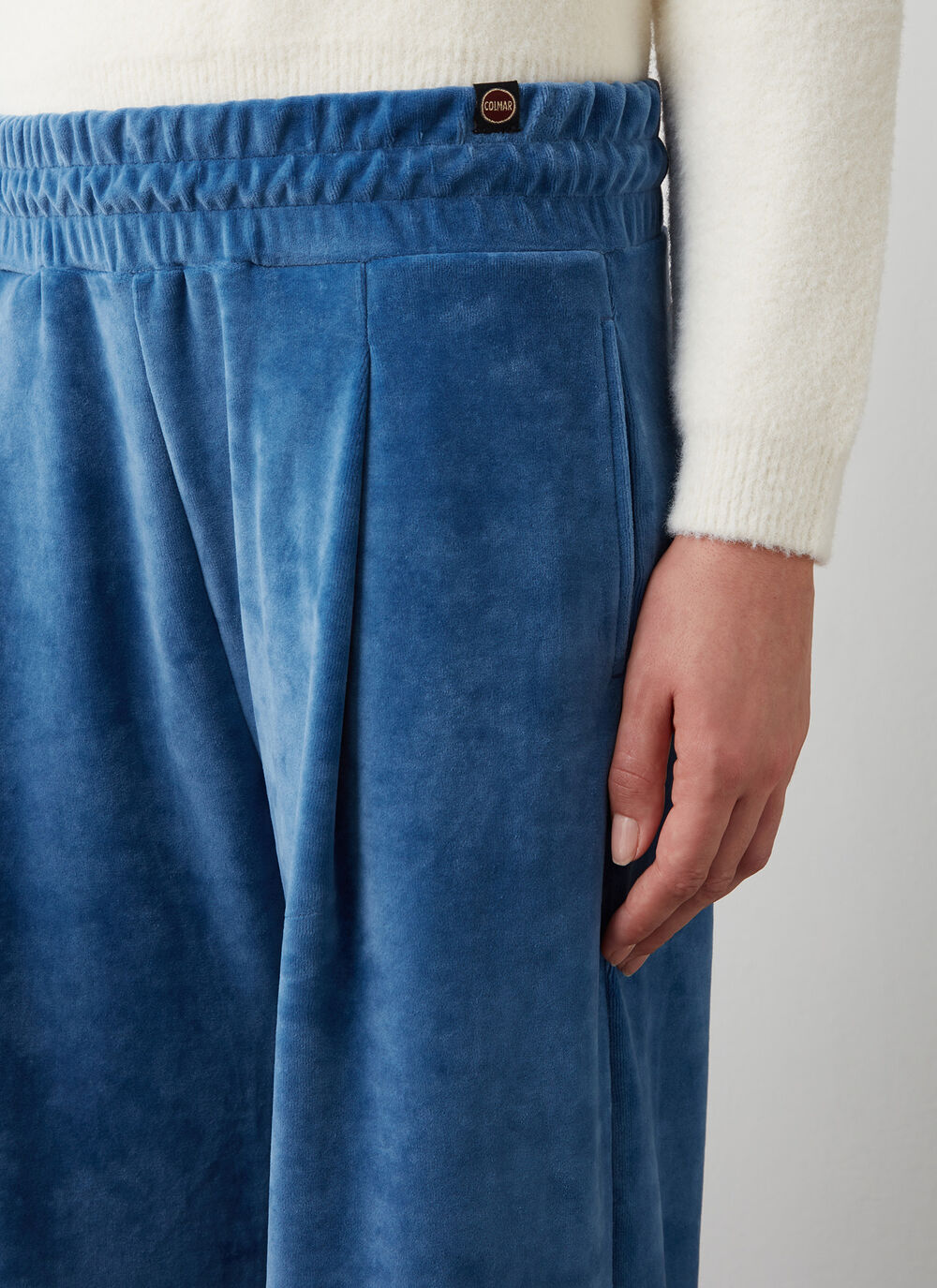 Velvet palazzo trousers image number 2