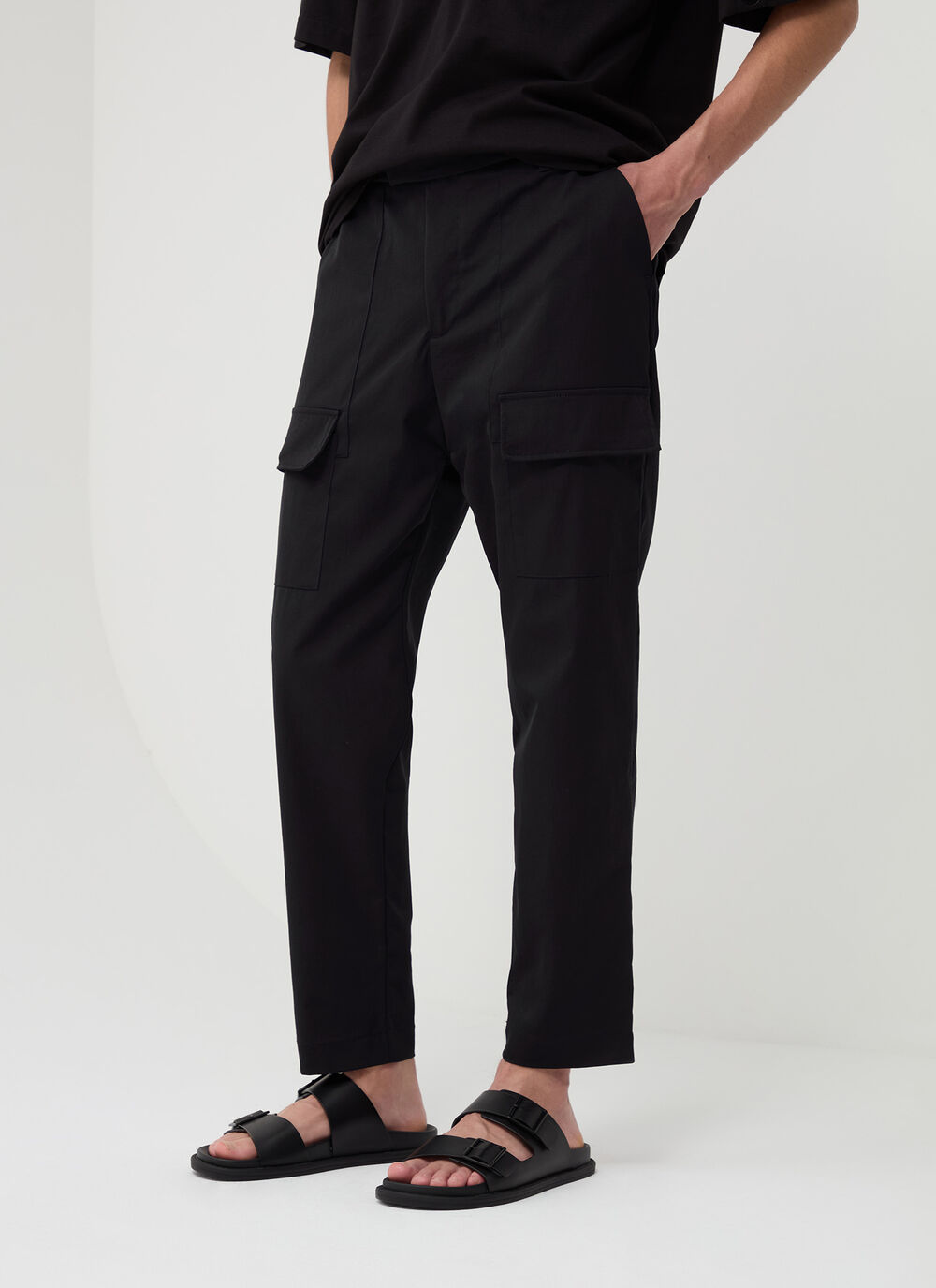 Easy care cargo trousers image number 0