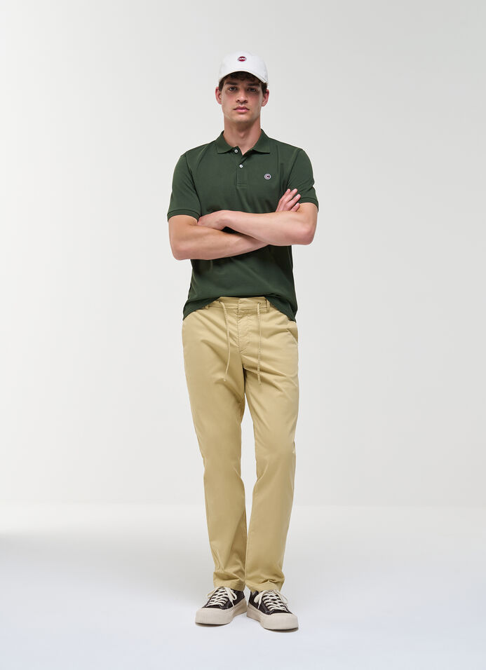 Cotton piqu&eacute; polo-shirt
