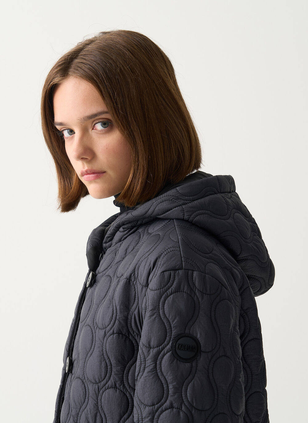 Light teardrop-quilted jacket. image number 2